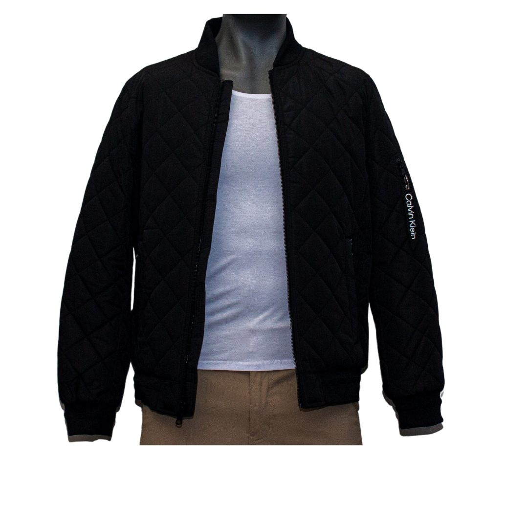 Calvin Klein Men s Quilted Zipper Detail Flight Jacket Mexidiscount outlet