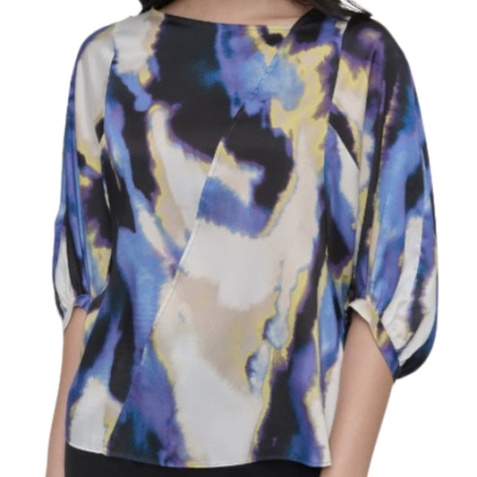 DKNY Asymmetric Neck Top - Trendy and Comfortable for Every Occasion