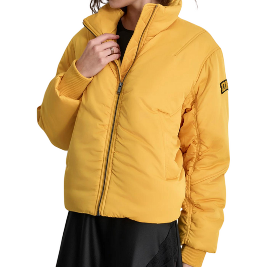 DKNY Coated Satin Puffer