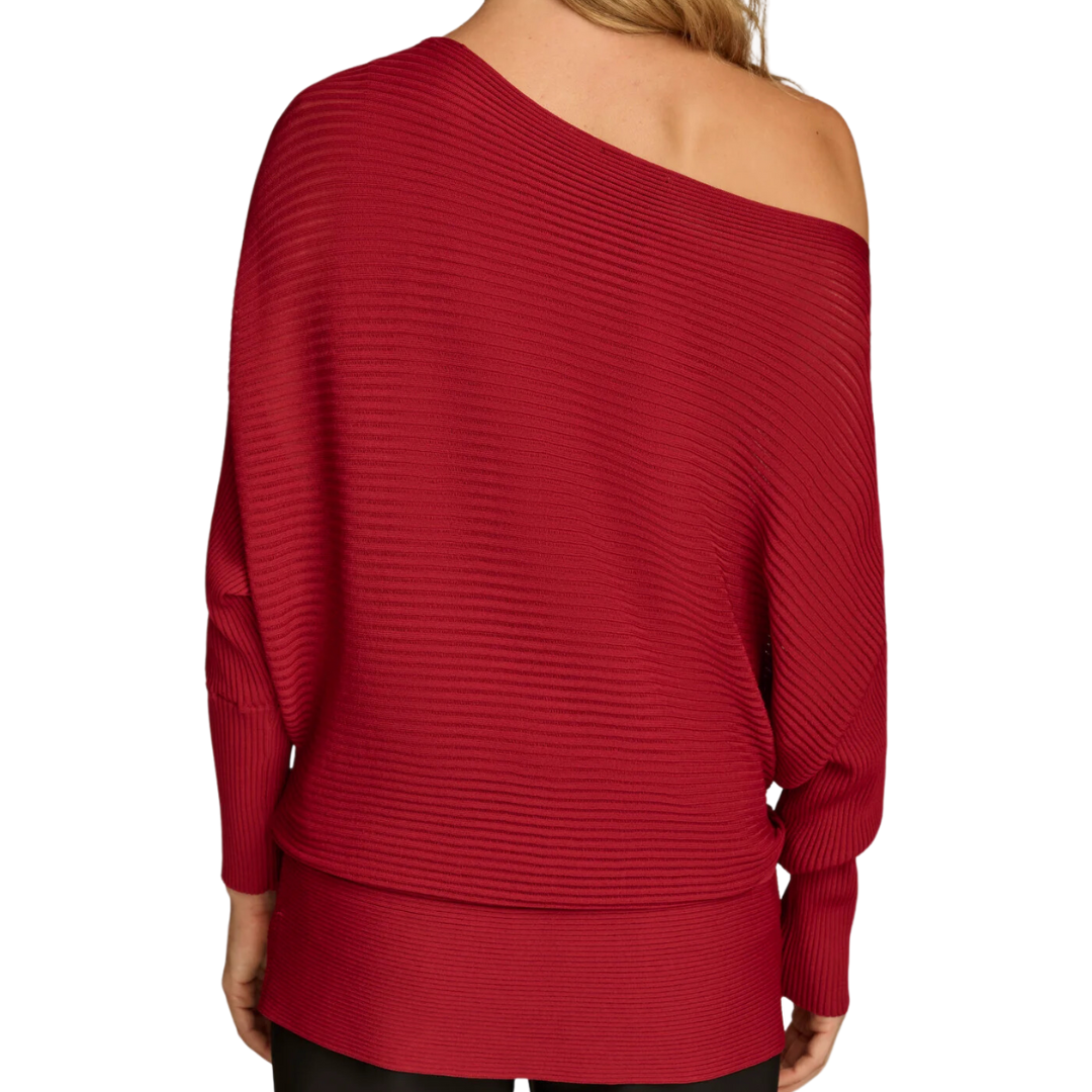 DKNY OFF THE SHOULDER SWEATER