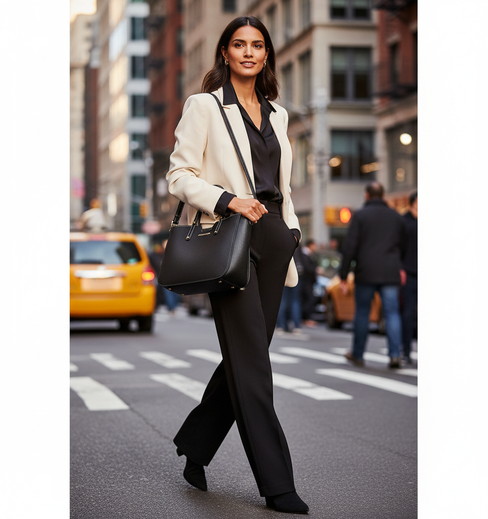 Calvin Klein Dilan Pebbled Crossbody Tote – Versatile Elegance for Every Day
