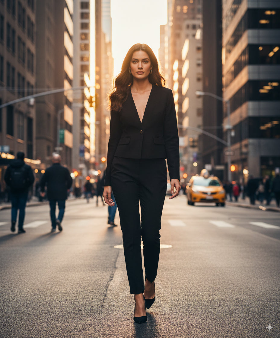 BCBG Women’s Open Front Jacket – Sleek Elegance with Everyday Versatility
